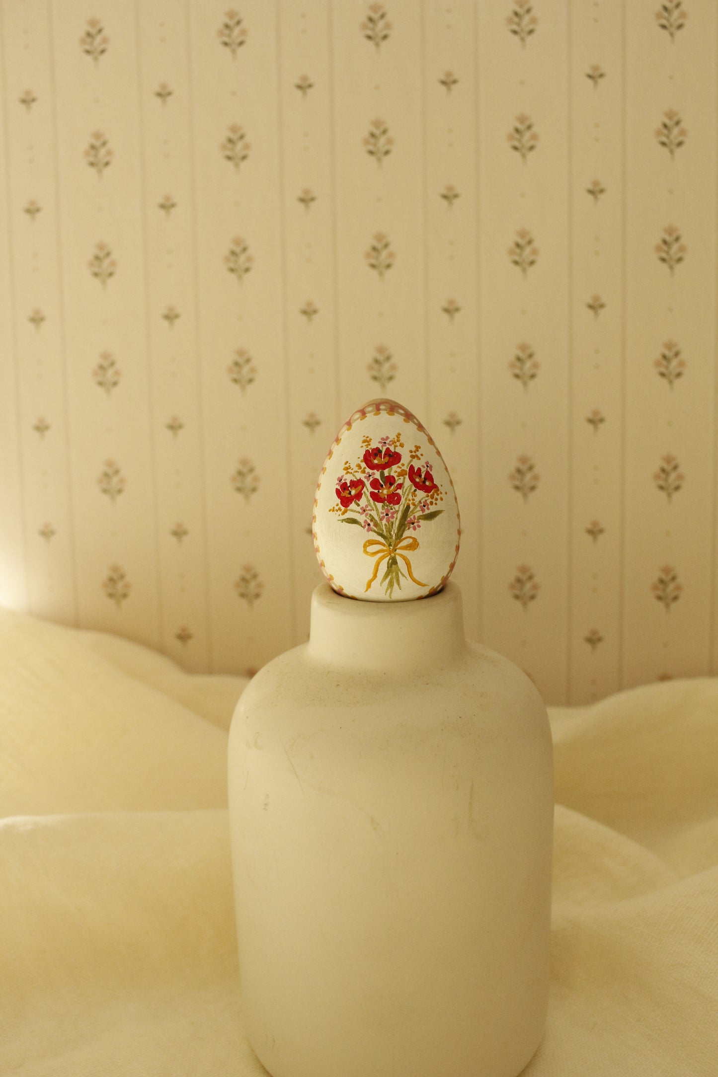 Hand-Painted Decorative Egg- Spring 2026 Collection by Natasha Prévost-No.1