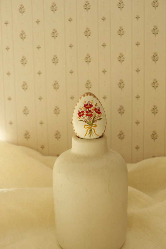 Hand-Painted Decorative Egg- Spring 2026 Collection by Natasha Prévost-No.1