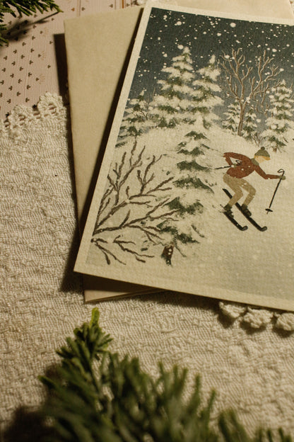 Art Print / Postcard with Envelope - 4"x6" - Textured Paper by Natasha Prévost