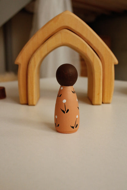 Hand-Illustrated Wooden Figurines by Natasha Prévost