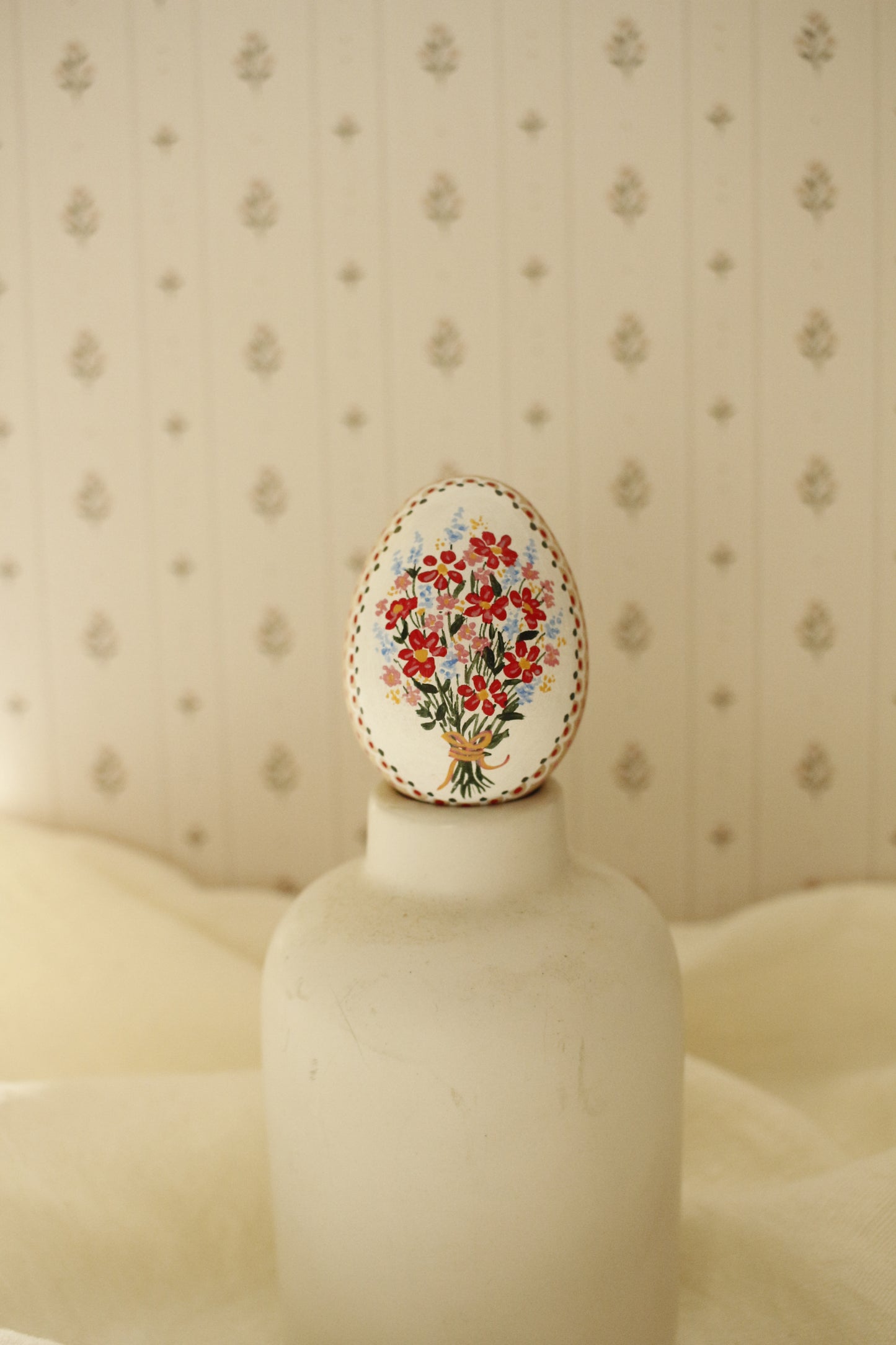 Hand-Painted Decorative Egg- Spring 2026 Collection by Natasha Prévost-No.10