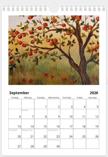 2026 Illustrated Calendar by Natasha Prévost