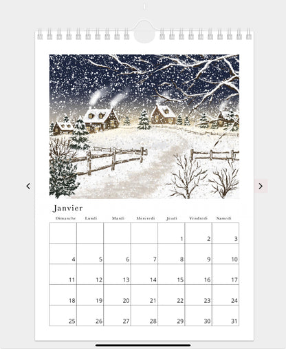 2026 Illustrated Calendar by Natasha Prévost