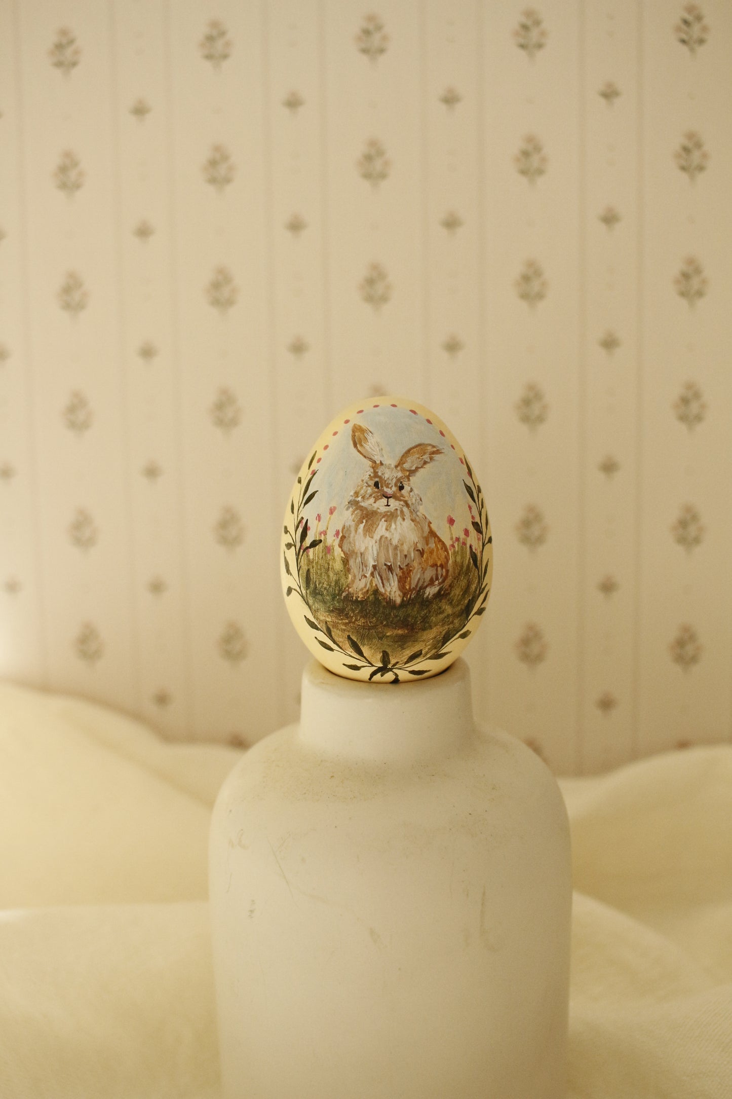 Hand-Painted Decorative Egg- Spring 2026 Collection by Natasha Prévost-No.11