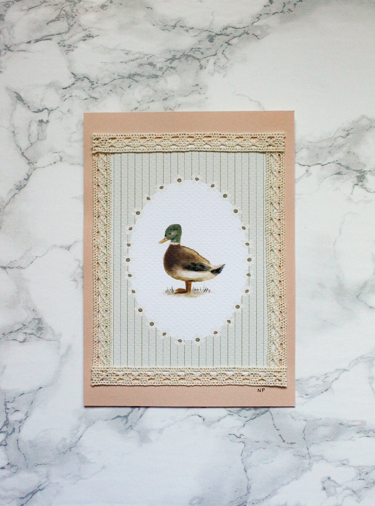 Art Print 472 - Print & Lace Series by Natasha Prévost