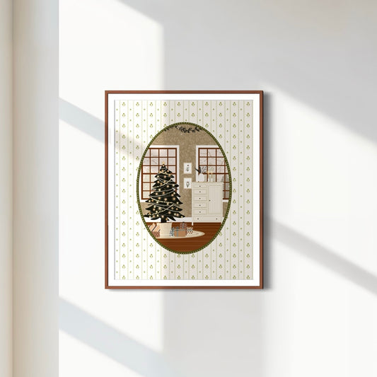 Print 527-I’ll be home for Christmas/Oval Edition