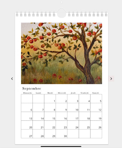 2026 Illustrated Calendar by Natasha Prévost