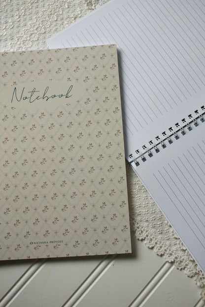 Illustrated Notebook - Vintage Florals by Natasha Prévost
