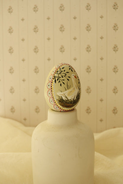 Hand-Painted Decorative Egg- Spring 2026 Collection by Natasha Prévost-No.15