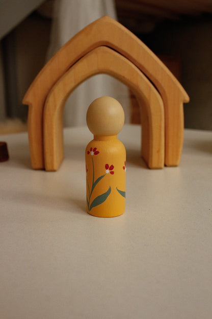 Hand-Illustrated Wooden Figurines by Natasha Prévost