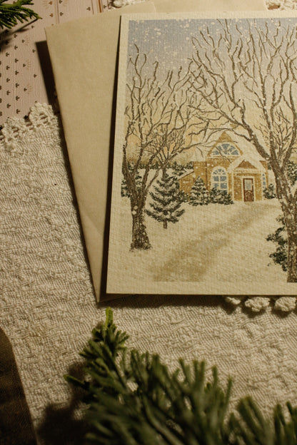 Art Print / Postcard with Envelope - 4"x6" - Textured Paper by Natasha Prévost