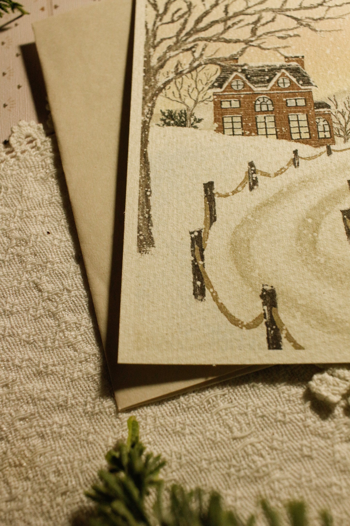 Art Print / Postcard with Envelope - 4"x6" - Textured Paper by Natasha Prévost