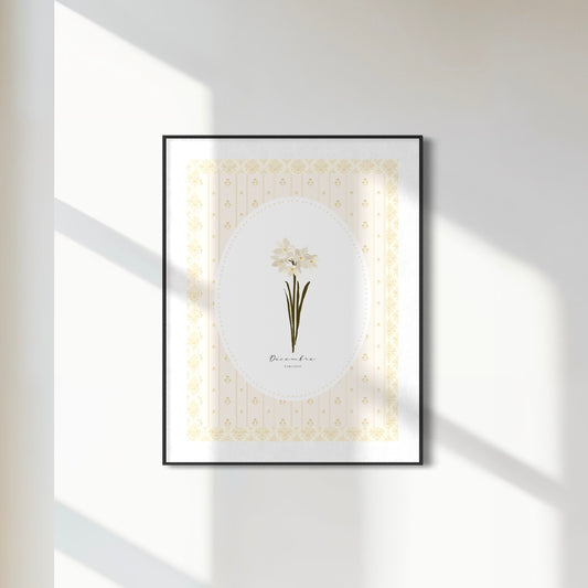 Art Print 544- Birth Flower series by Natasha Prévost