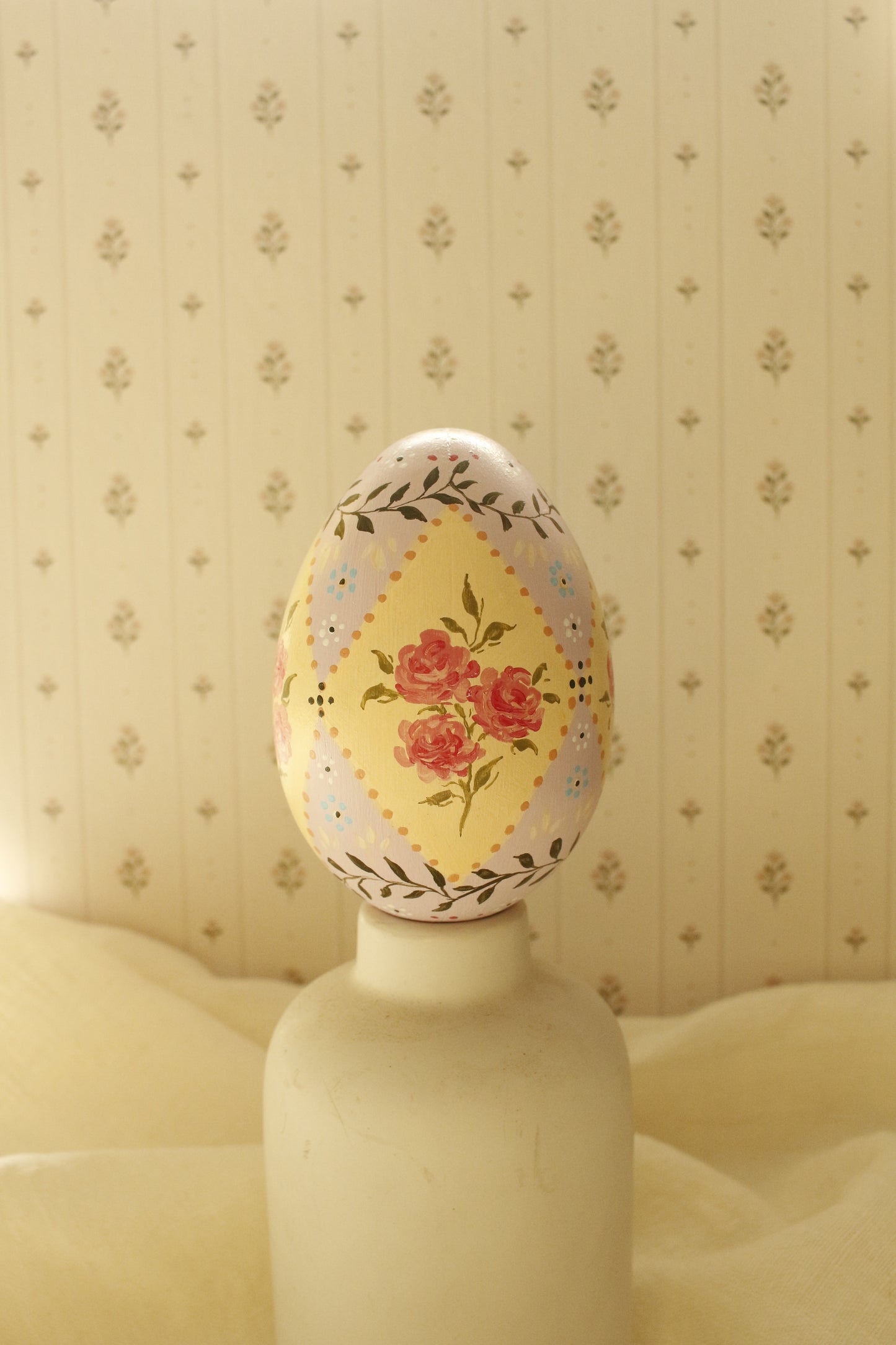 Hand-Painted Decorative Egg- Spring 2026 Collection by Natasha Prévost-No.20