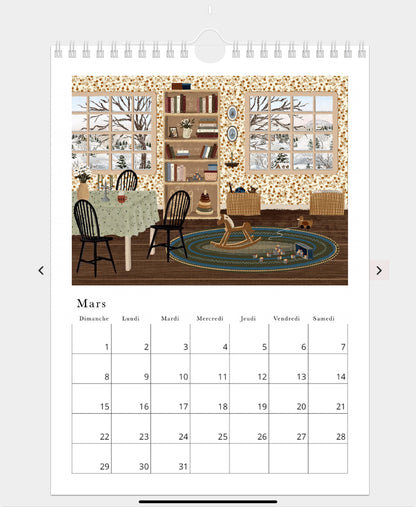2026 Illustrated Calendar by Natasha Prévost