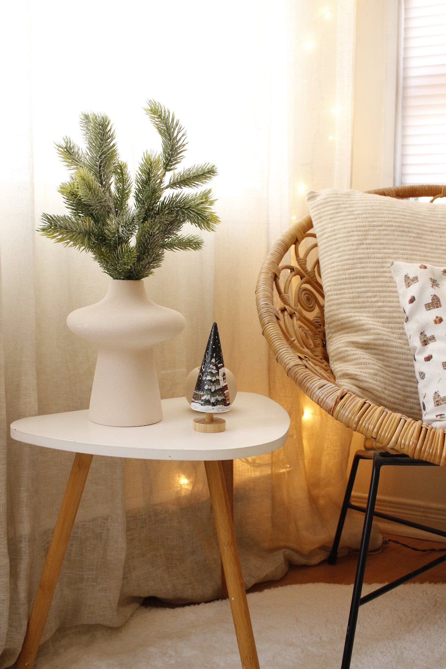 Wooden Trees - Hand painted by Natasha Prévost