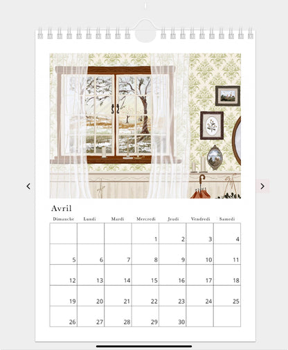 2026 Illustrated Calendar by Natasha Prévost