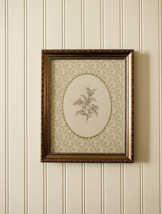 Vintage Framed Art Print 33 by Natasha Prévost