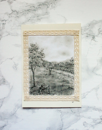 Art Print 474 - Print & Lace Series by Natasha Prévost