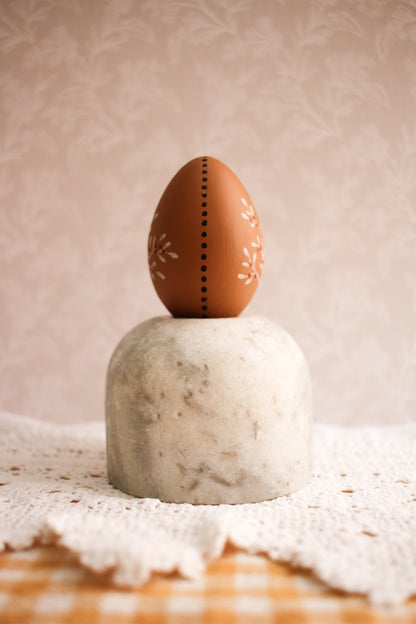 Hand-Painted Decorative Egg No.1 - Spring 2025 Collection by Natasha Prévost