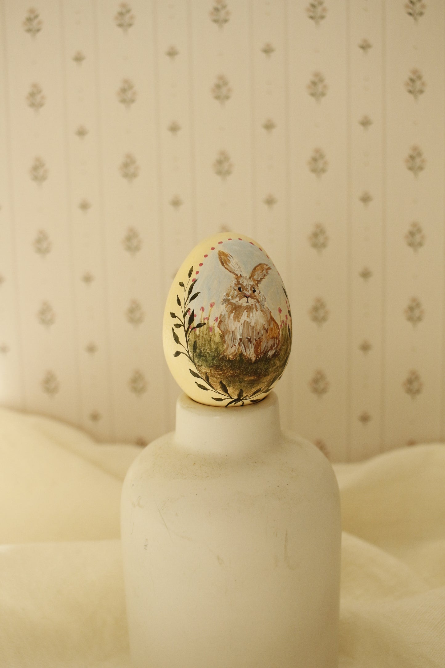 Hand-Painted Decorative Egg- Spring 2026 Collection by Natasha Prévost-No.11