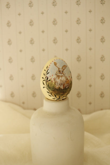 Hand-Painted Decorative Egg- Spring 2026 Collection by Natasha Prévost-No.11