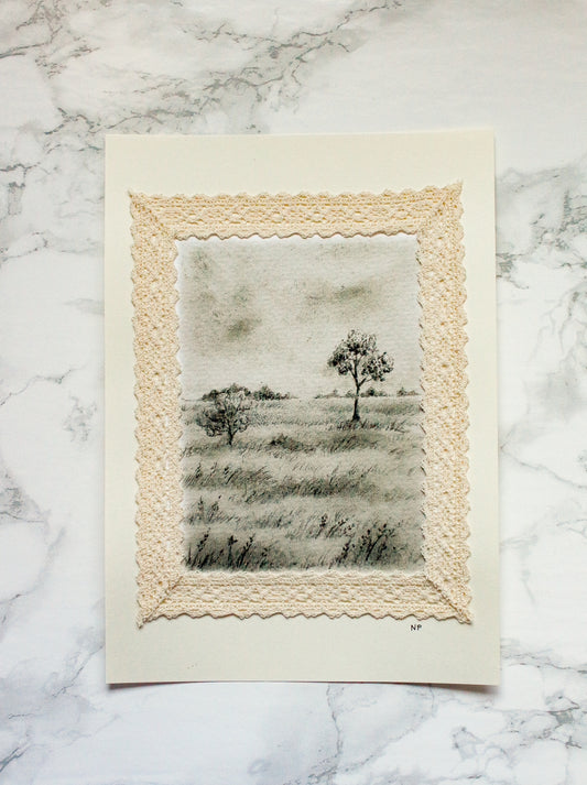 Art Print 471 - Print & Lace Series by Natasha Prévost