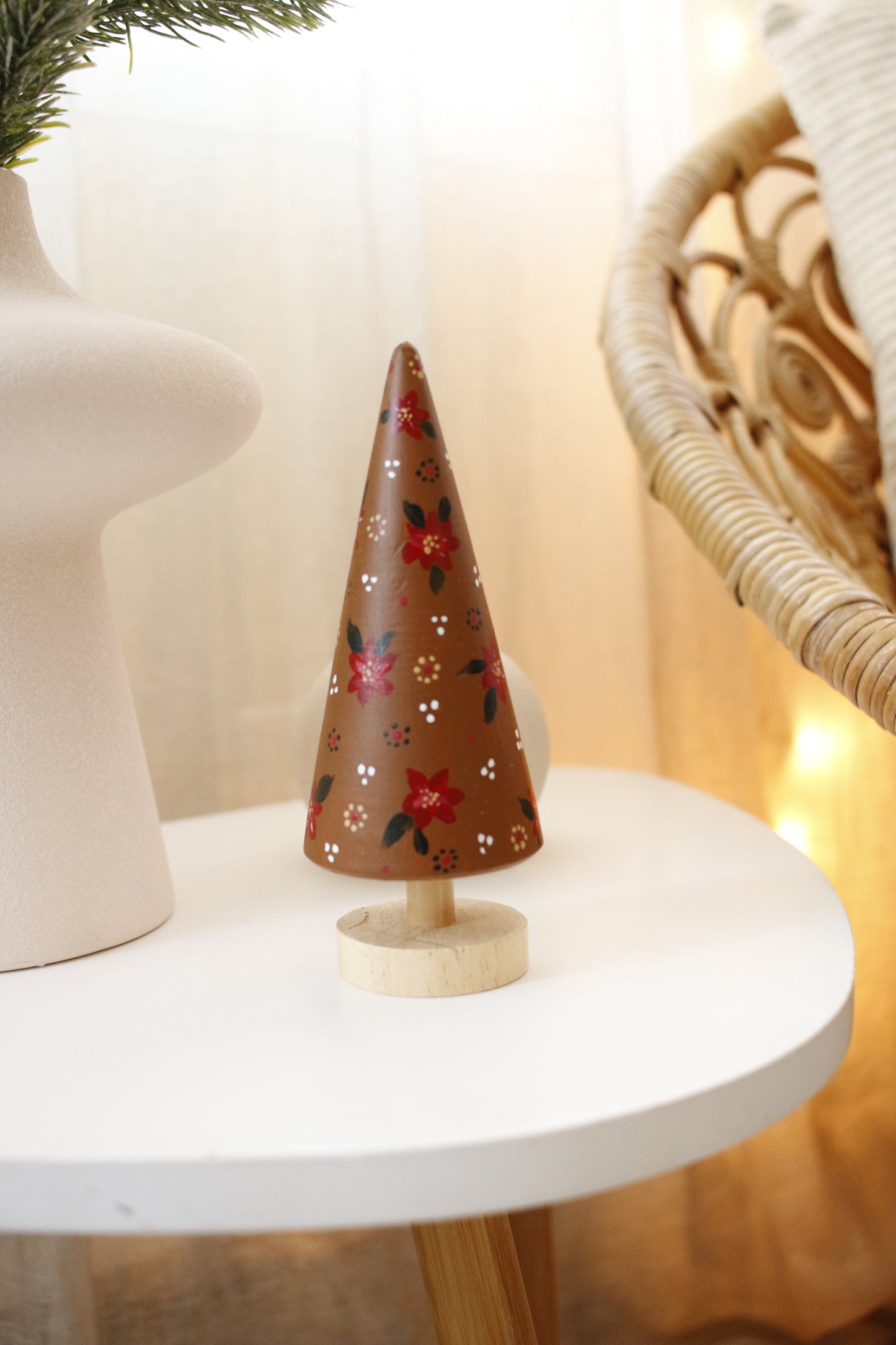 Wooden Trees - Hand painted by Natasha Prévost