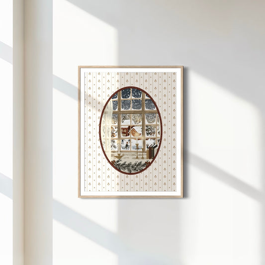 Print 522-Cozy Christmas/Oval Edition