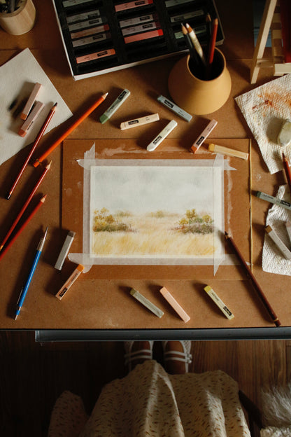 Original Painting - Summer Landscape by Natasha Prévost