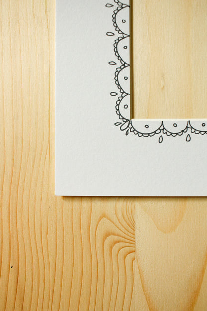 Hand-Illustrated Art Mat 5 by Natasha Prévost