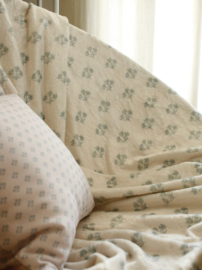 Reversible Decorative Cushion - Baby's Breath by Natasha Prévost