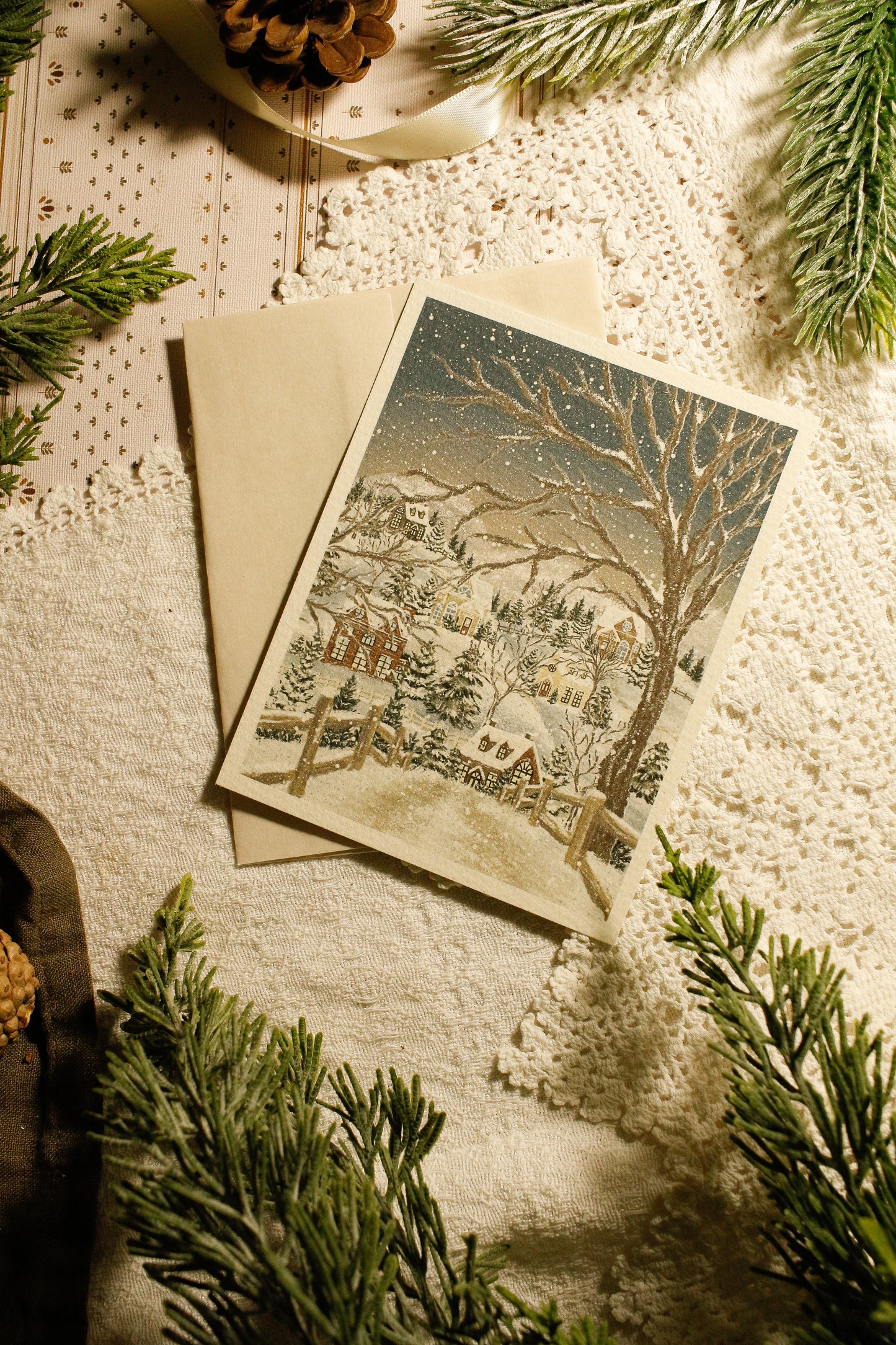 Art Print / Postcard with Envelope - 4"x6" - Textured Paper by Natasha Prévost