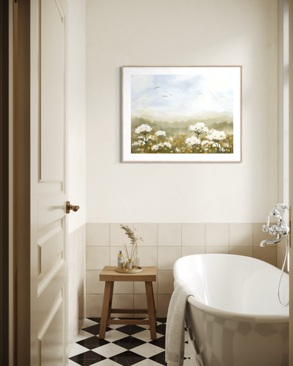 Art Print 556-Flower Meadow by Natasha Prévost