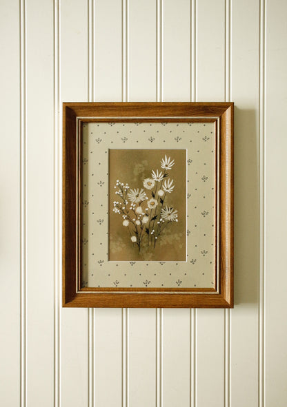 Vintage Framed Art Print with Illustrated Mat 45 by Natasha Prévost