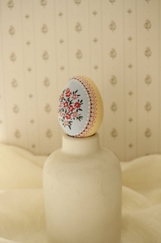 Hand-Painted Decorative Egg- Spring 2026 Collection by Natasha Prévost-No.8