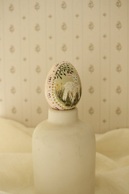 Hand-Painted Decorative Egg- Spring 2026 Collection by Natasha Prévost-No.6