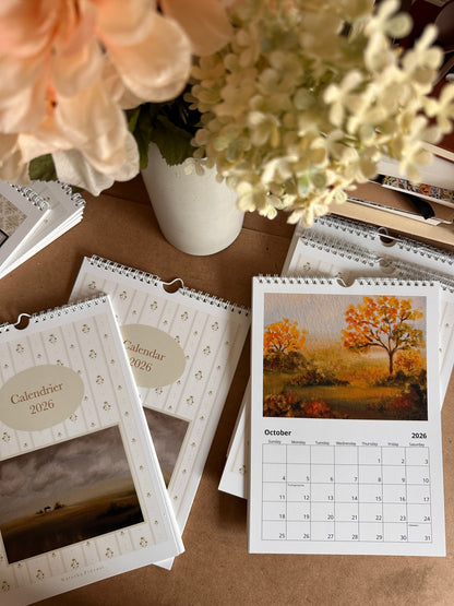 2026 Illustrated Calendar by Natasha Prévost