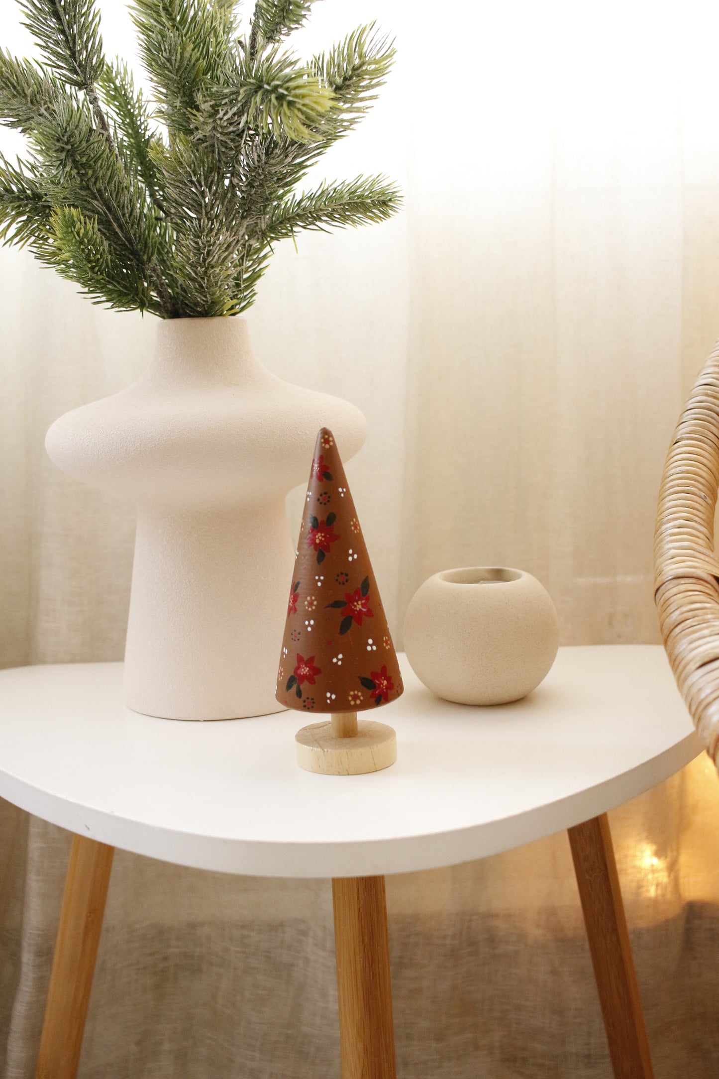 Wooden Trees - Hand painted by Natasha Prévost