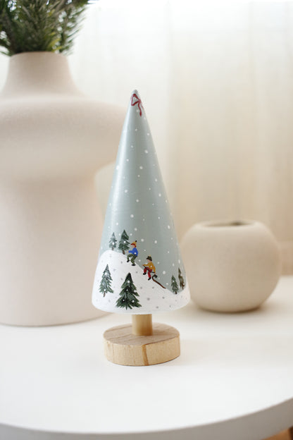 Wooden Trees - Hand painted by Natasha Prévost