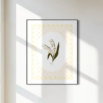 Art Print 537- Birth Flower series by Natasha Prévost