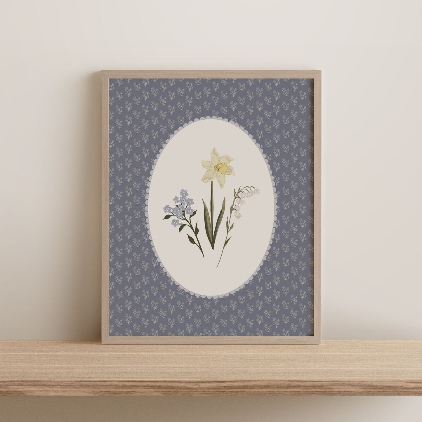 Print 395-Fleurs de printemps & motif