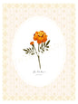 Art Print 542- Birth Flower series by Natasha Prévost
