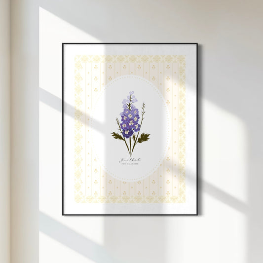 Art Print 539- Birth Flower series by Natasha Prévost