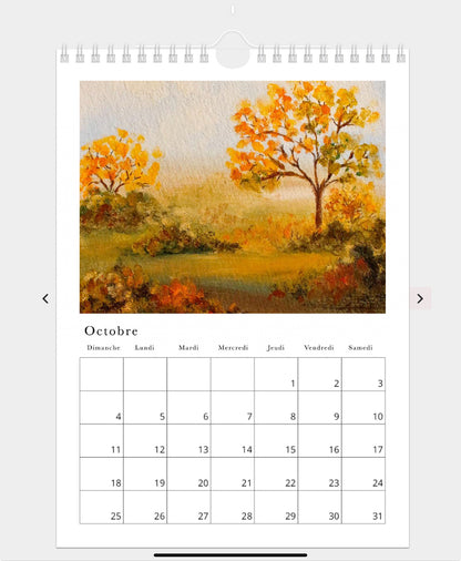 2026 Illustrated Calendar by Natasha Prévost