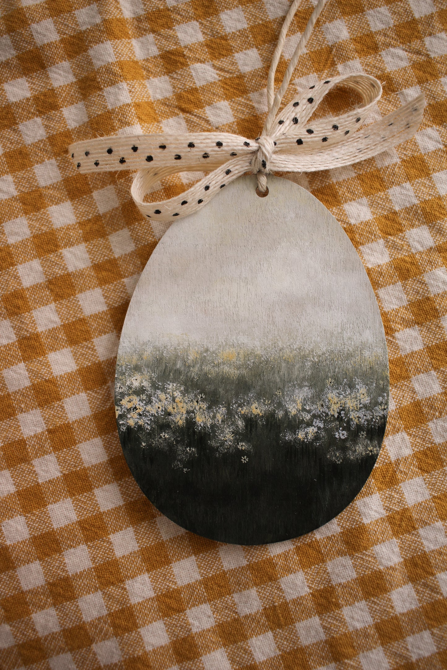 Hand-Painted Decorative Egg - Spring 2025 Collection No. 24 by Natasha Prévost