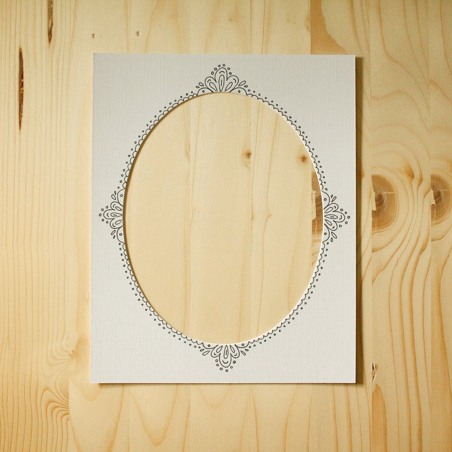 Hand-Illustrated Art Mat 1 by Natasha Prévost