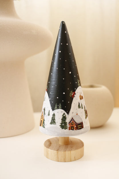 Wooden Trees - Hand painted by Natasha Prévost