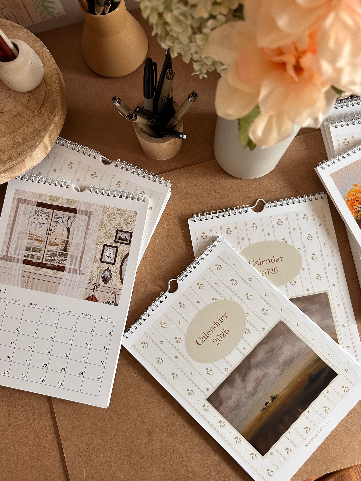 2026 Illustrated Calendar by Natasha Prévost