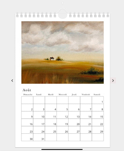 2026 Illustrated Calendar by Natasha Prévost